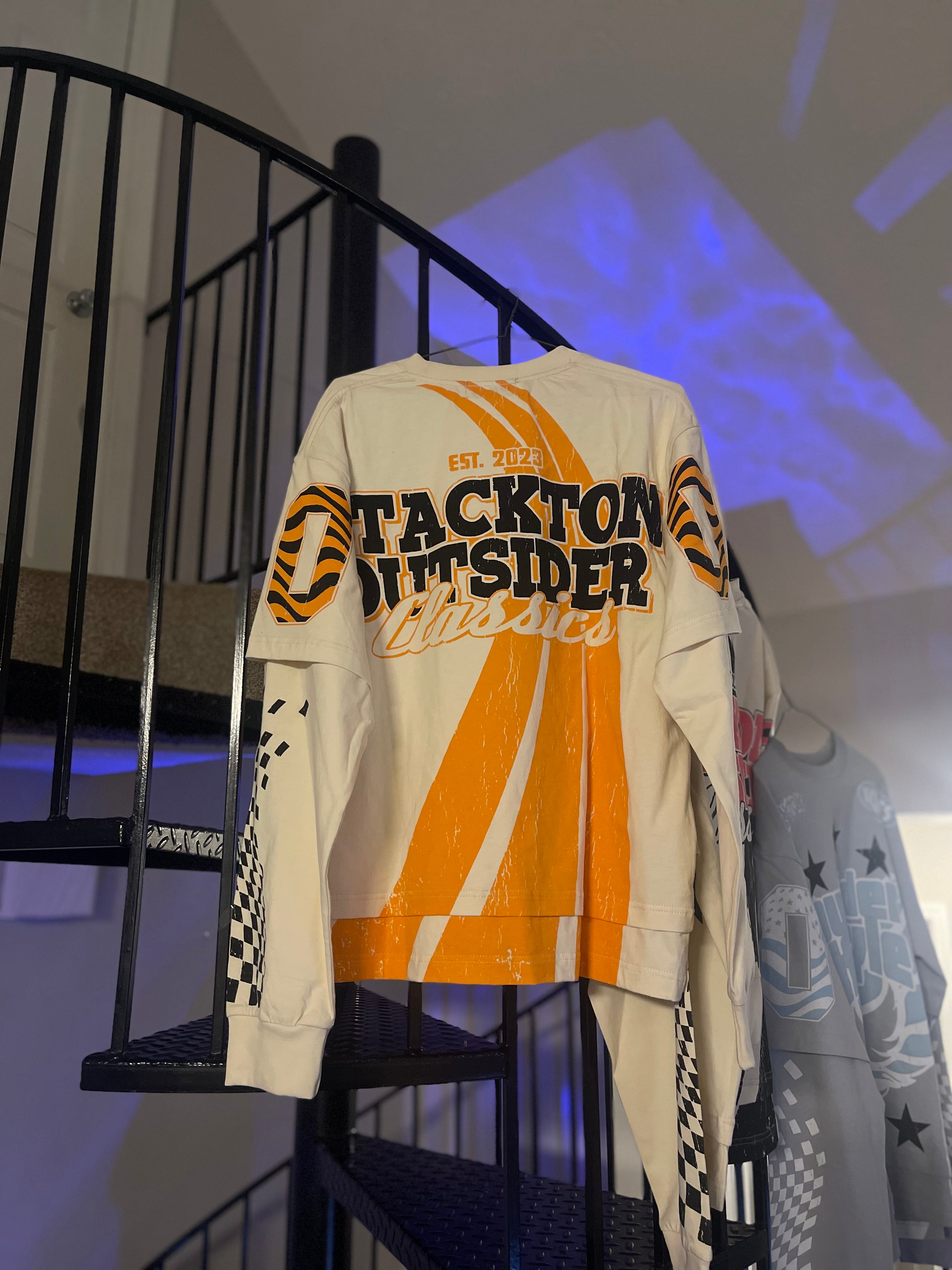 Orange double layer shirts