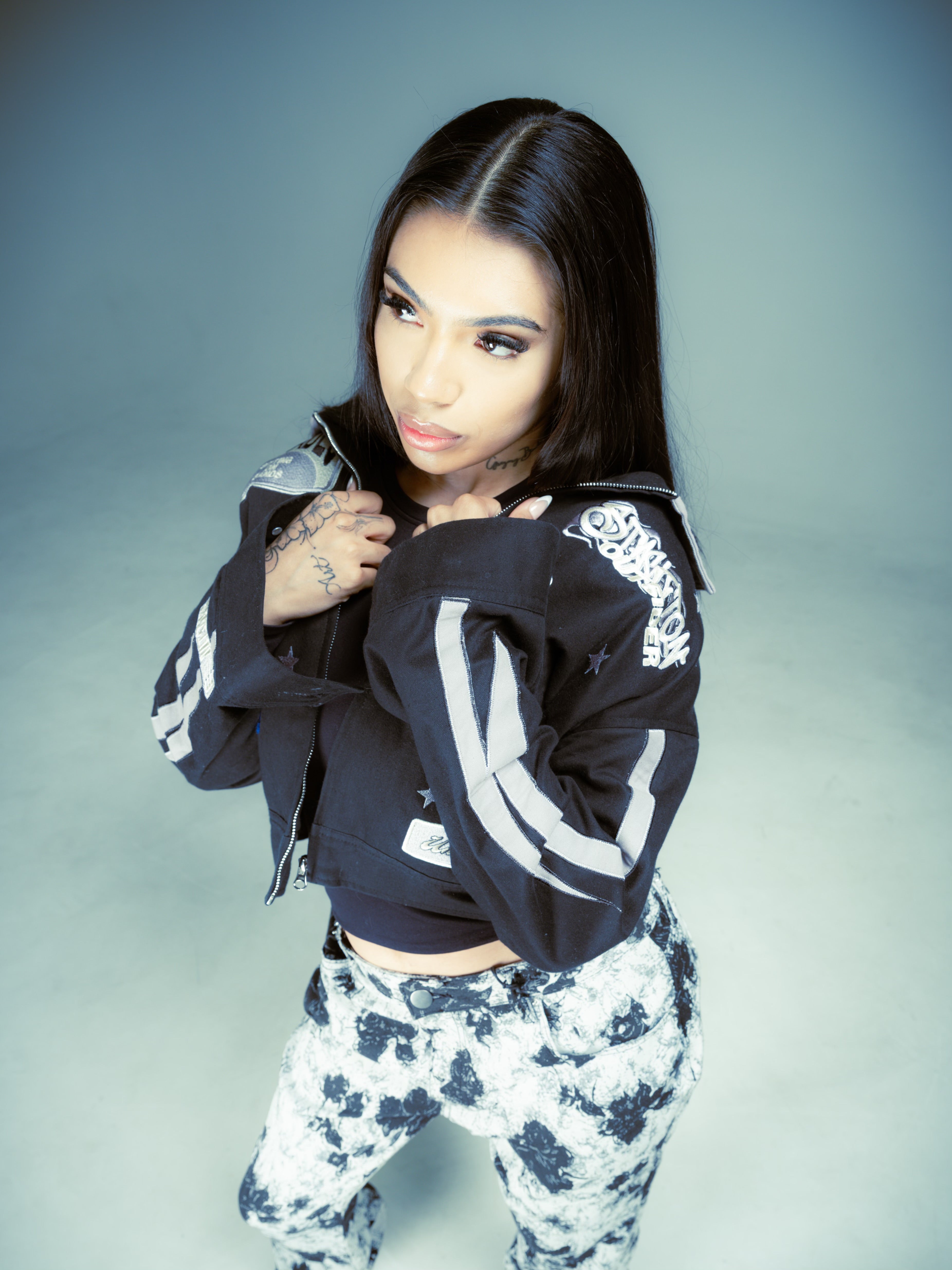 Black StacktonOutsider Motorsport Worker Jacket