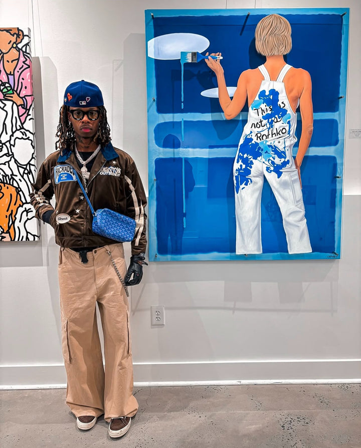 Brown StacktonOutsider Motorsport worker jacket